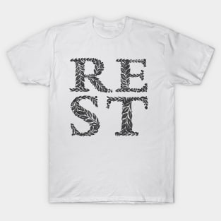 Rest in black T-Shirt